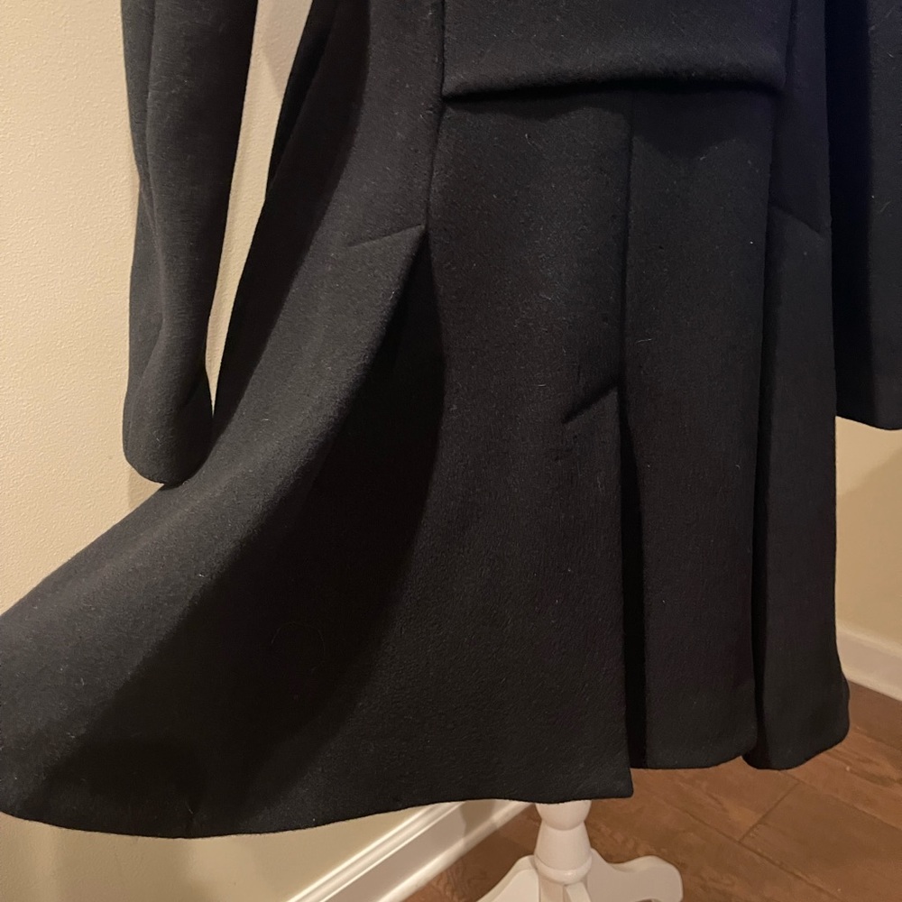 -♥️Alexander McQueen black wool coat, brand new with tags size 48/12 - Picture 5 of 16